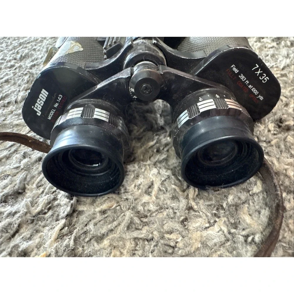 Jason‎ Commander Model No. 143 Binoculars 7x35 Fully Coated Optics Vintage